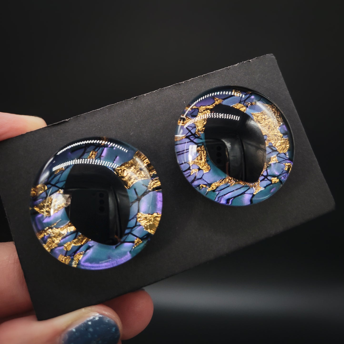 Architect Arcane - shifting blue-purple with gold and black accents